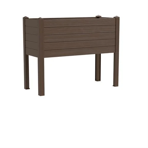 TeraPlast Fioriera Trama 015 Moka H 80 Cm 100 x 42 Cm Resina