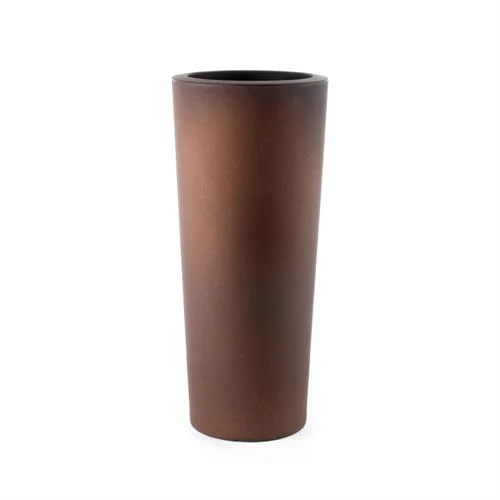 TeraPlast Schio Cono Alto 110 cm Vaso Bronzo Resina