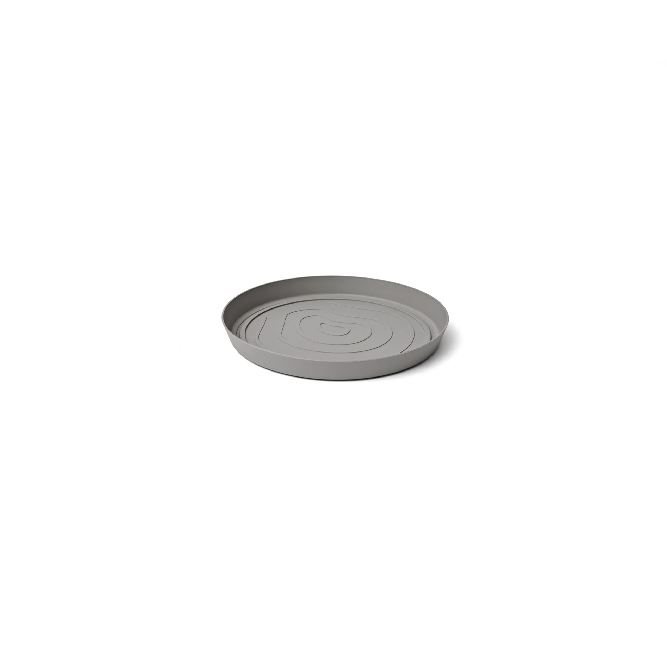 TeraPlast Sottovaso Orma Saucer 29 Fog Grey Grigio Plastica Riciclata