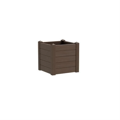 TeraPlast Trama 001 Moka Fioriera Resina 42×42 H40