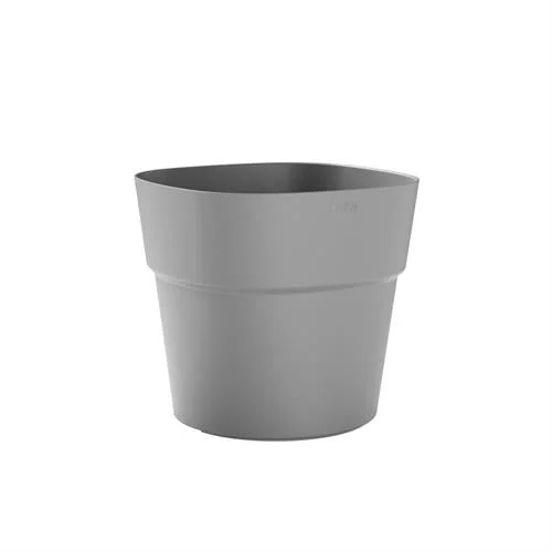 TeraPlast Vaso Andromeda 58 Fog Grey Plastica Riciclata
