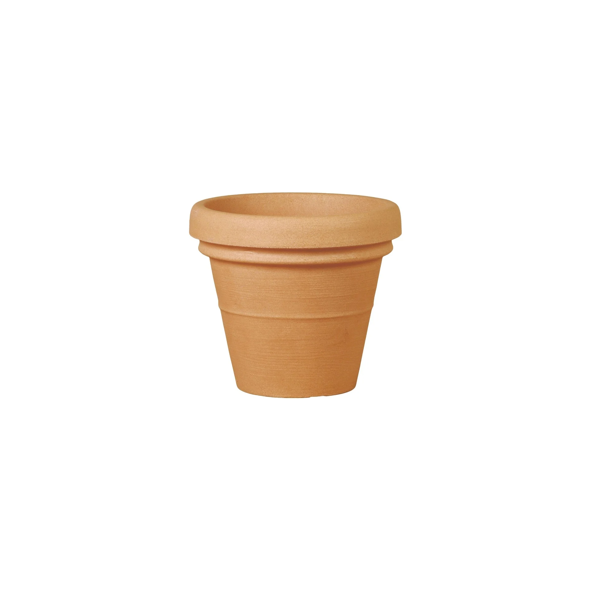 TeraPlast Vaso Doppio Bordo 50 Anticato  D 50 cm Resina