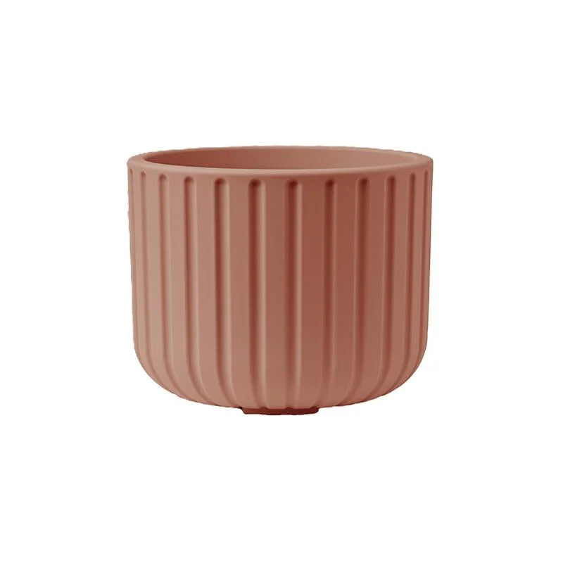 TeraPlast Vaso Echo Rigato 50 Canyon Resina Sovrapponibile