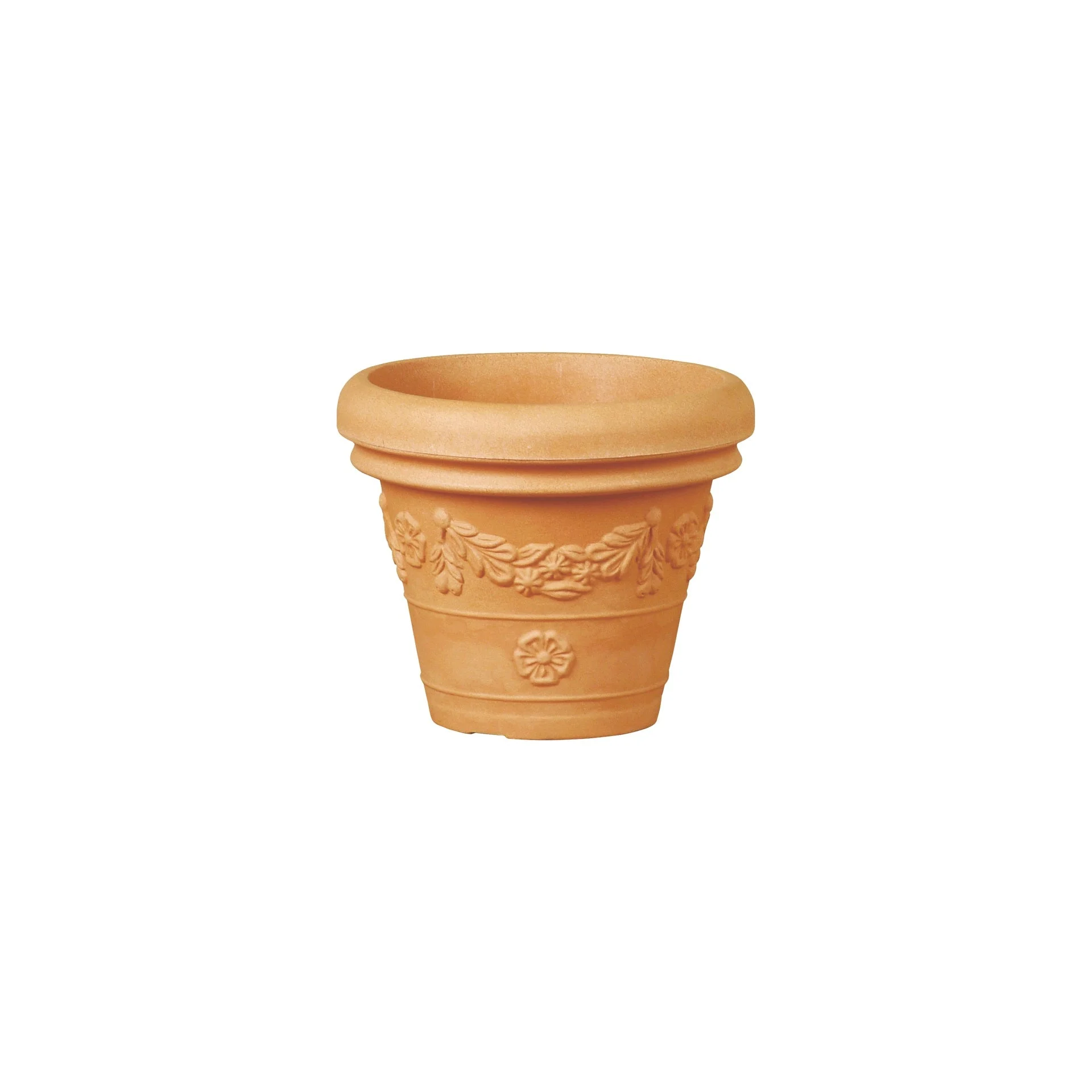 TeraPlast Vaso Festonato 60 Resina Anticato D 60 cm