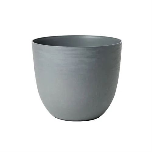 TeraPlast Vaso Over 38 Fog Grigio Nebbia Plastica Riciclata