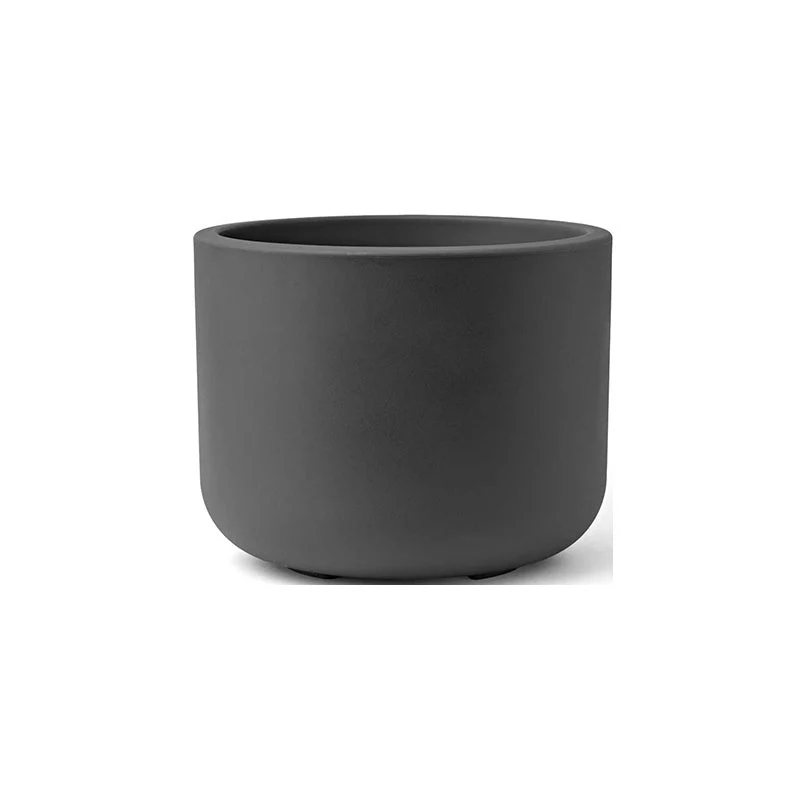 TeraPlast Vaso Pulse Liscio Basalt 50 cm Sovrapponibile