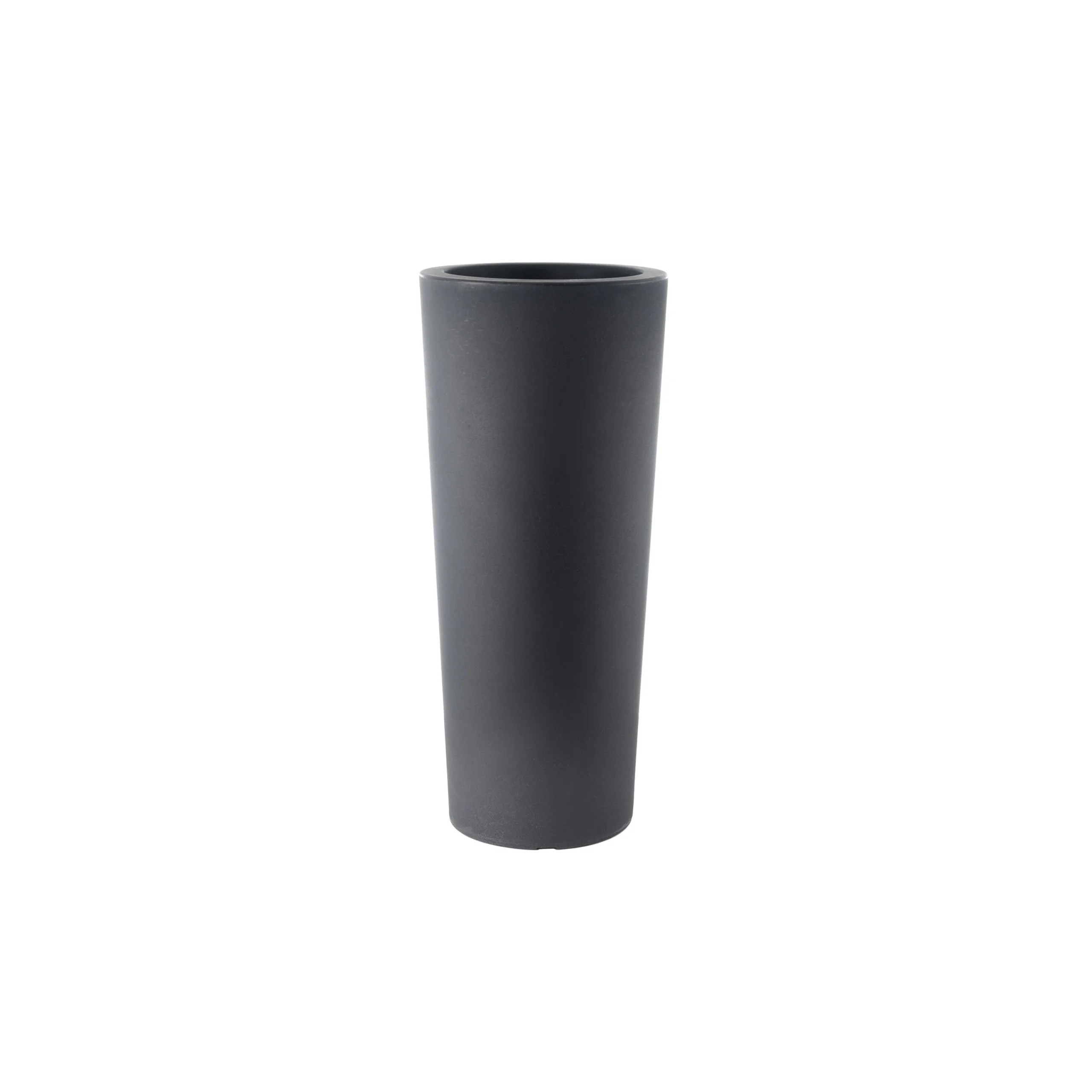 TeraPlast Vaso Schio Cono Alto Antracite H110 cm Resina