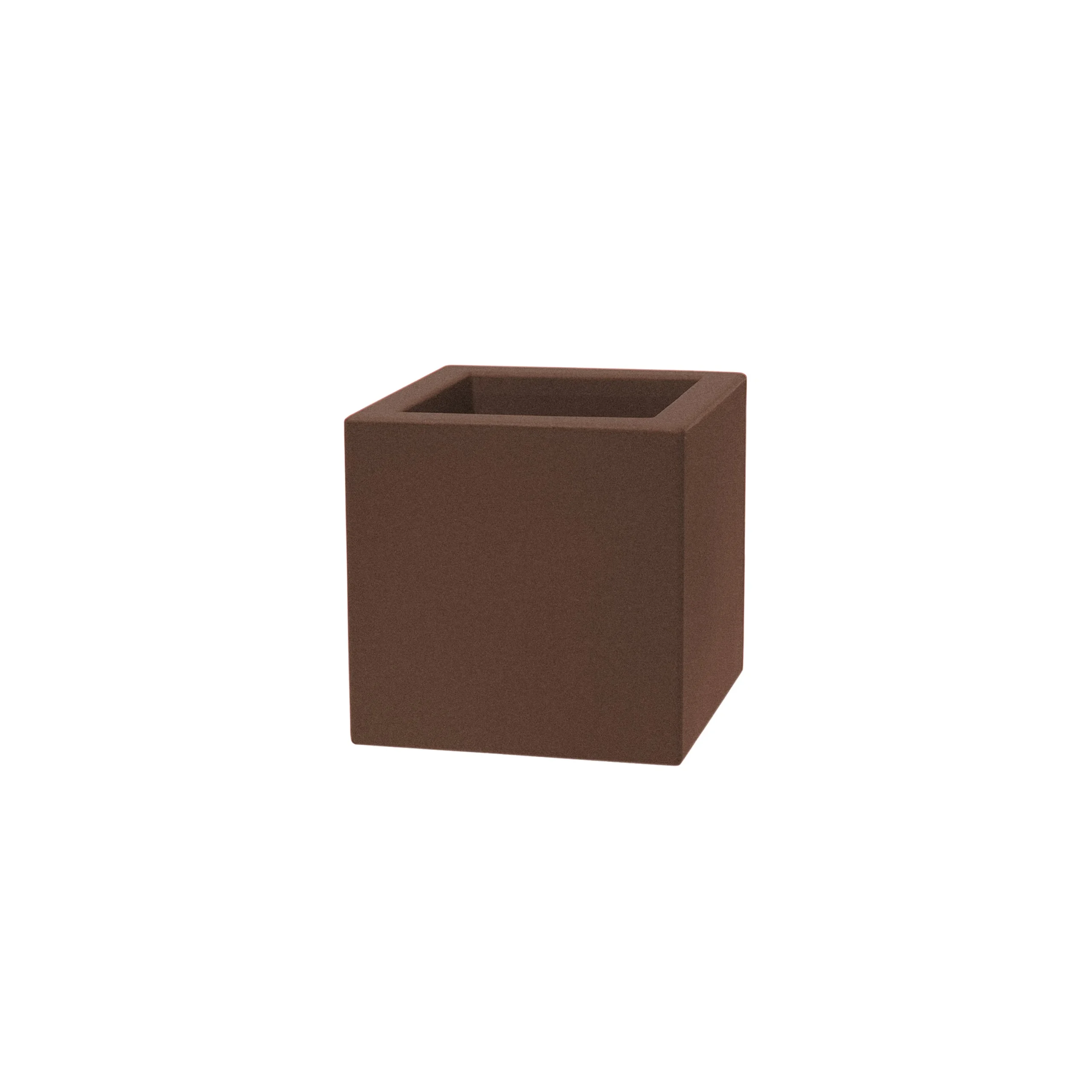 TeraPlast Vaso Schio Cubo 40 Bronzo Resina