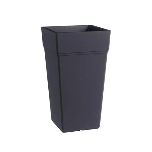 TeraPlast Vaso Stalk 80 Ash Antracite Resina Outdoor