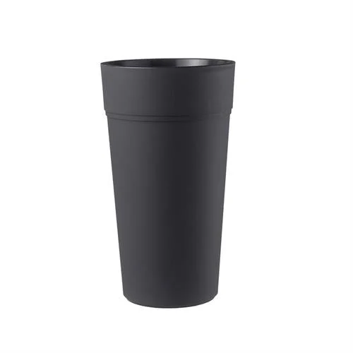 TeraPlast Vaso Stem 80 Ash Antracite Resina Outdoor