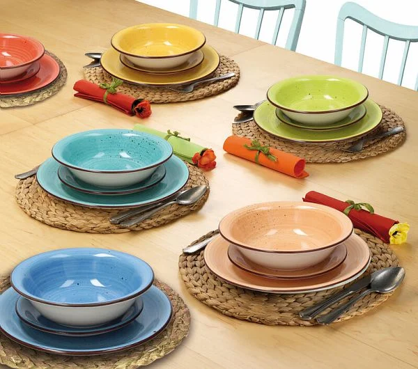 Tognana Servizio  Tavola Louise 18 Pz Art & Pepper Multicolor