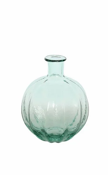 Tognana Vaso Bombato H 25 Cm Design Bodrum Azzurro