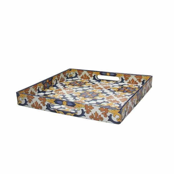 Tognana Vassoio Quadro 33 x 33 Cm Serving Signoria Multicolor