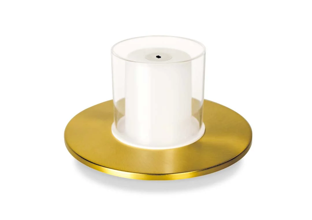 WD LifeStyle Lampada da Tavolo Ricaricabile Lounge Gold
