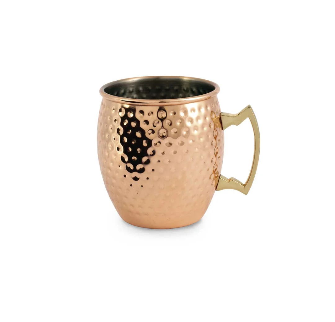 WD LifeStyle Moscow Mule Mug in Acciaio Placcato Rame 500 Ml