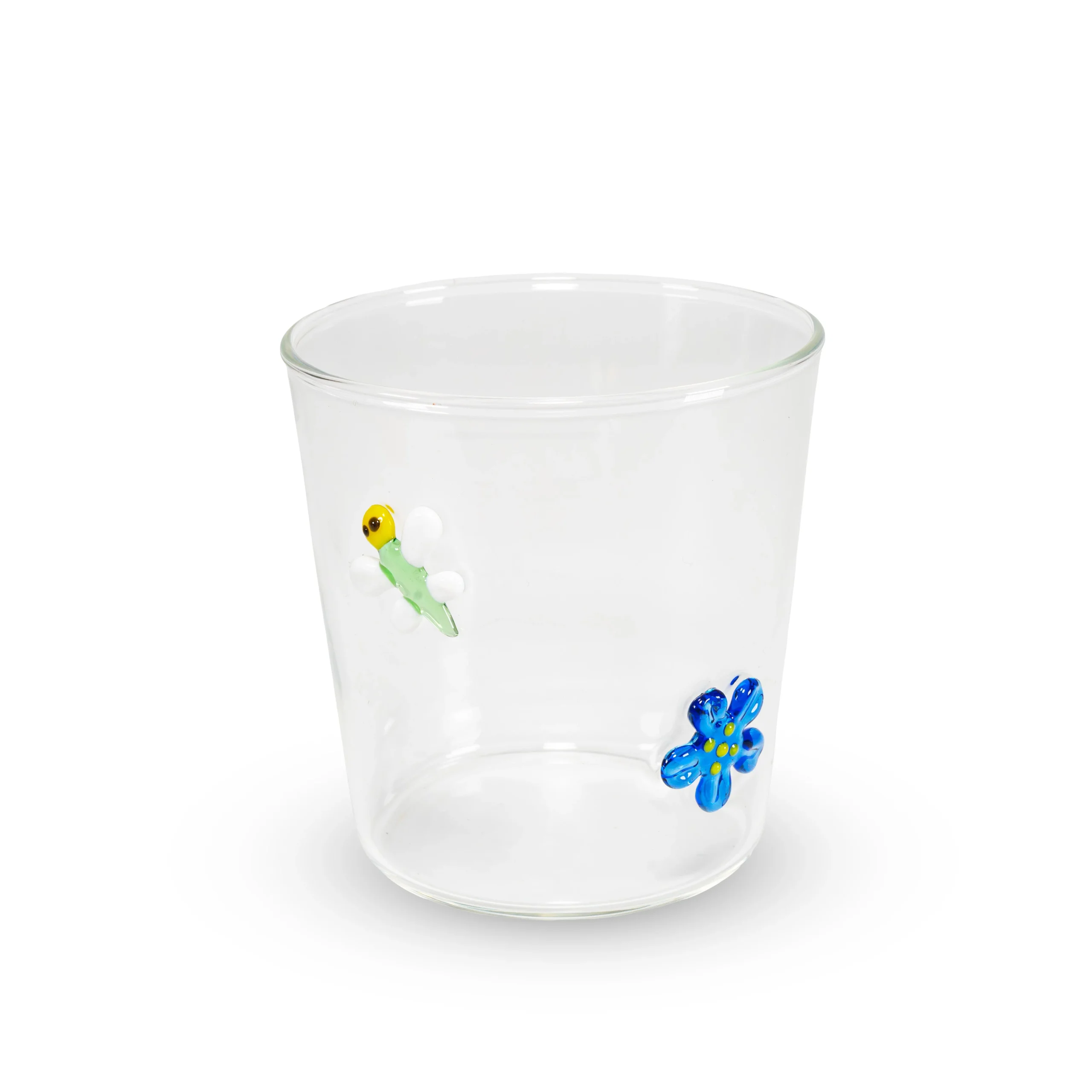 WD LifeStyle Bicchiere Vetro Borosilicato Cc 250 ml Decoro Libellula