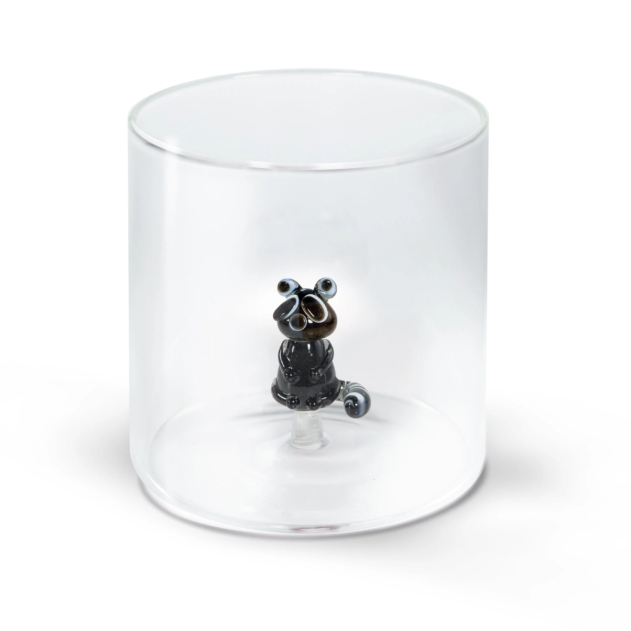 WD LifeStyle Bicchiere Vetro Borosilicato Cc 250 ml Decoro Procione