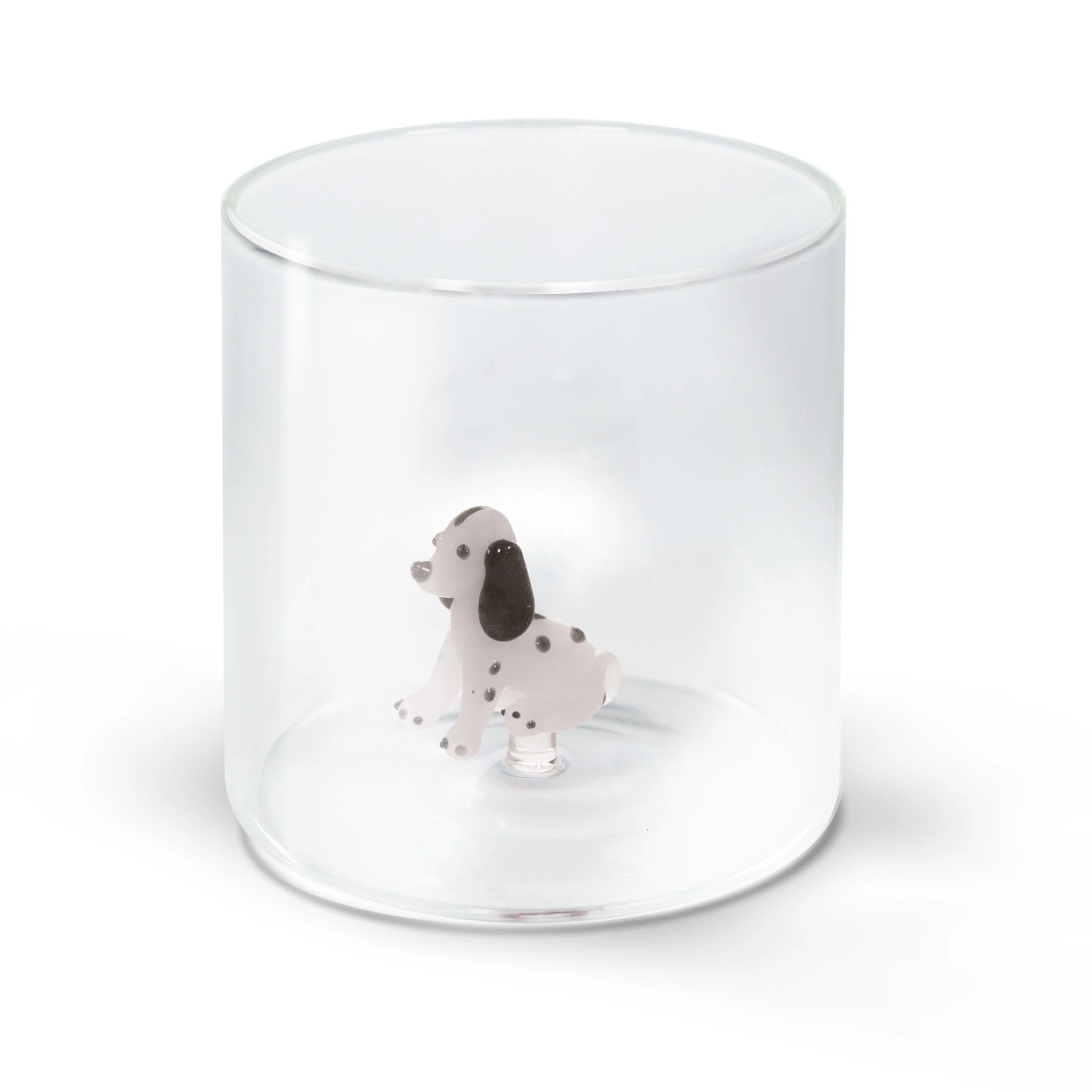 WD LifeStyle Bicchiere Vetro Borosilicato Cc 250 ml Decoro Setter