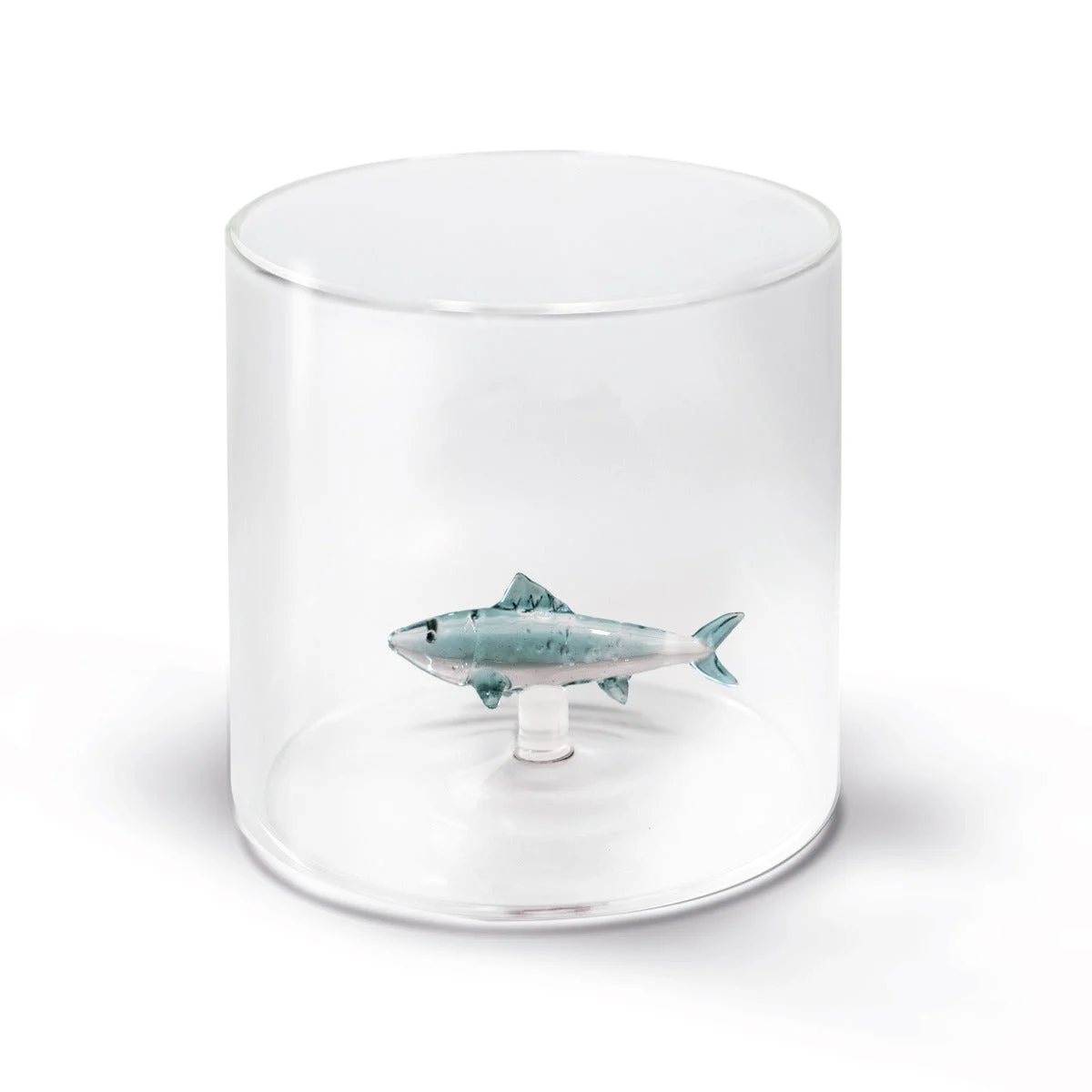 WD LifeStyle Bicchiere Vetro Borosilicato Cc 250 ml Decoro Tonno
