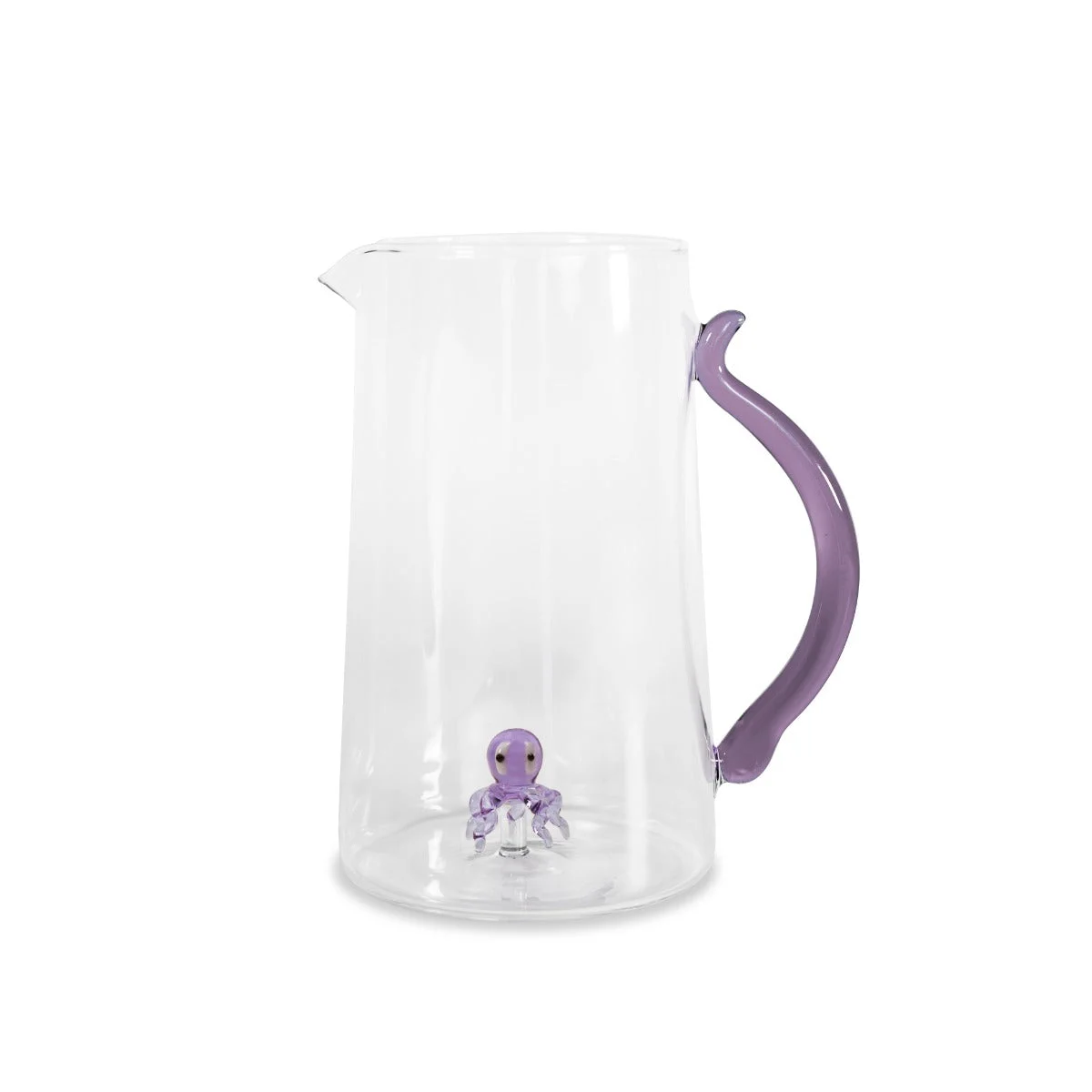 WD LifeStyle Caraffa Vetro Borosilicato Cc 1,5 Lt Decoro Polipo