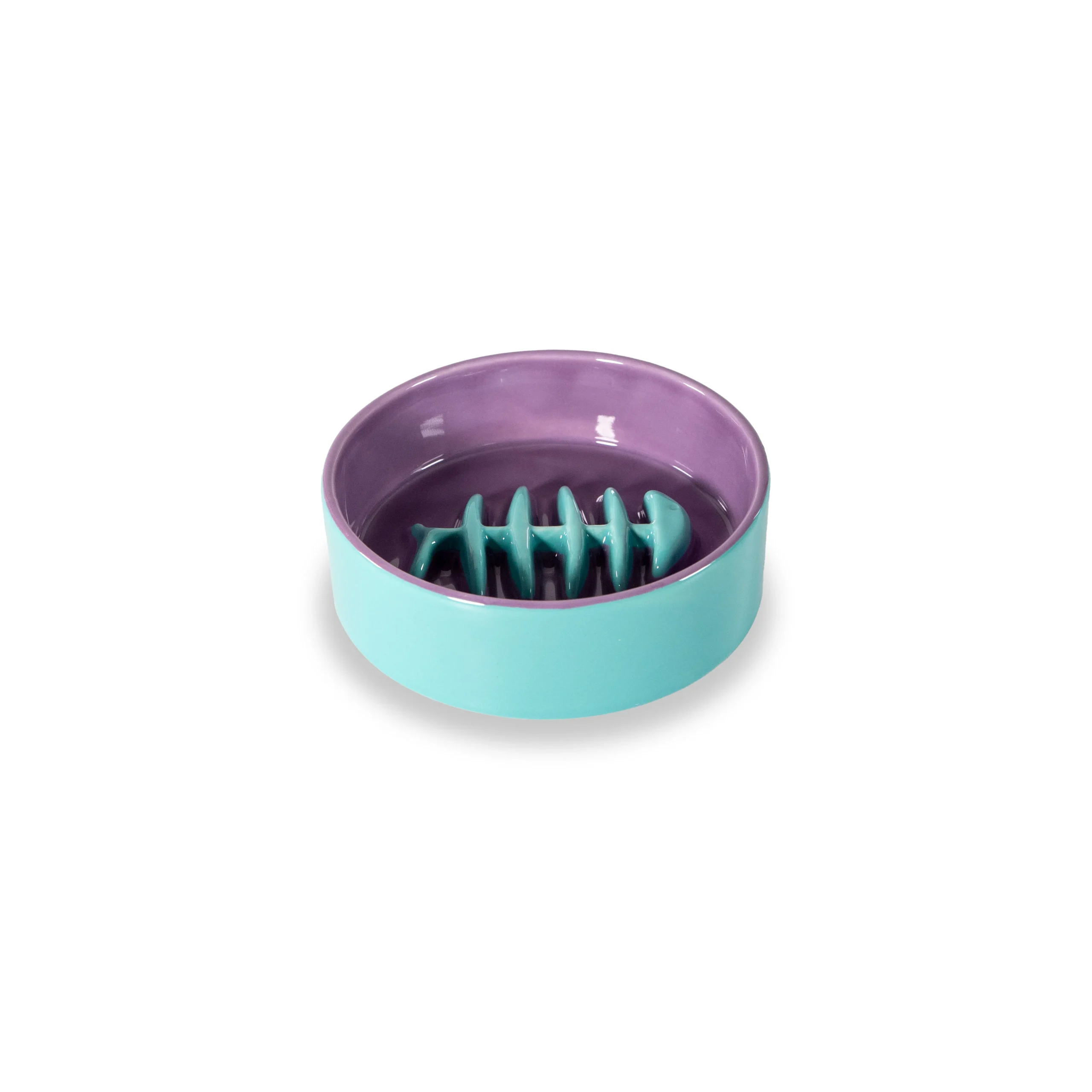 WD LifeStyle Ciotola Lisca di Pesce D 12 Cm Viola Azzurro