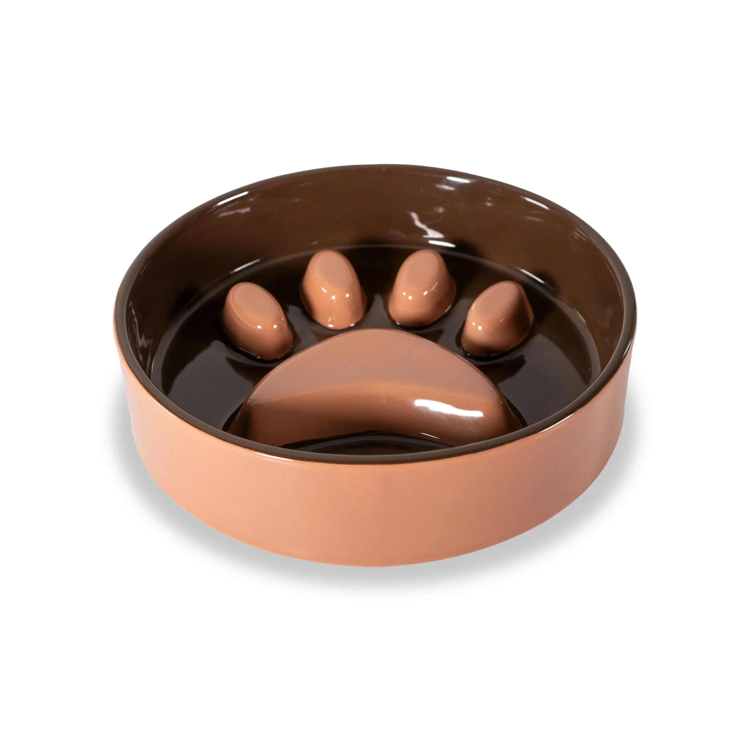 WD LifeStyle Ciotola Zampa Cat D 20 Cm Marrone Beige