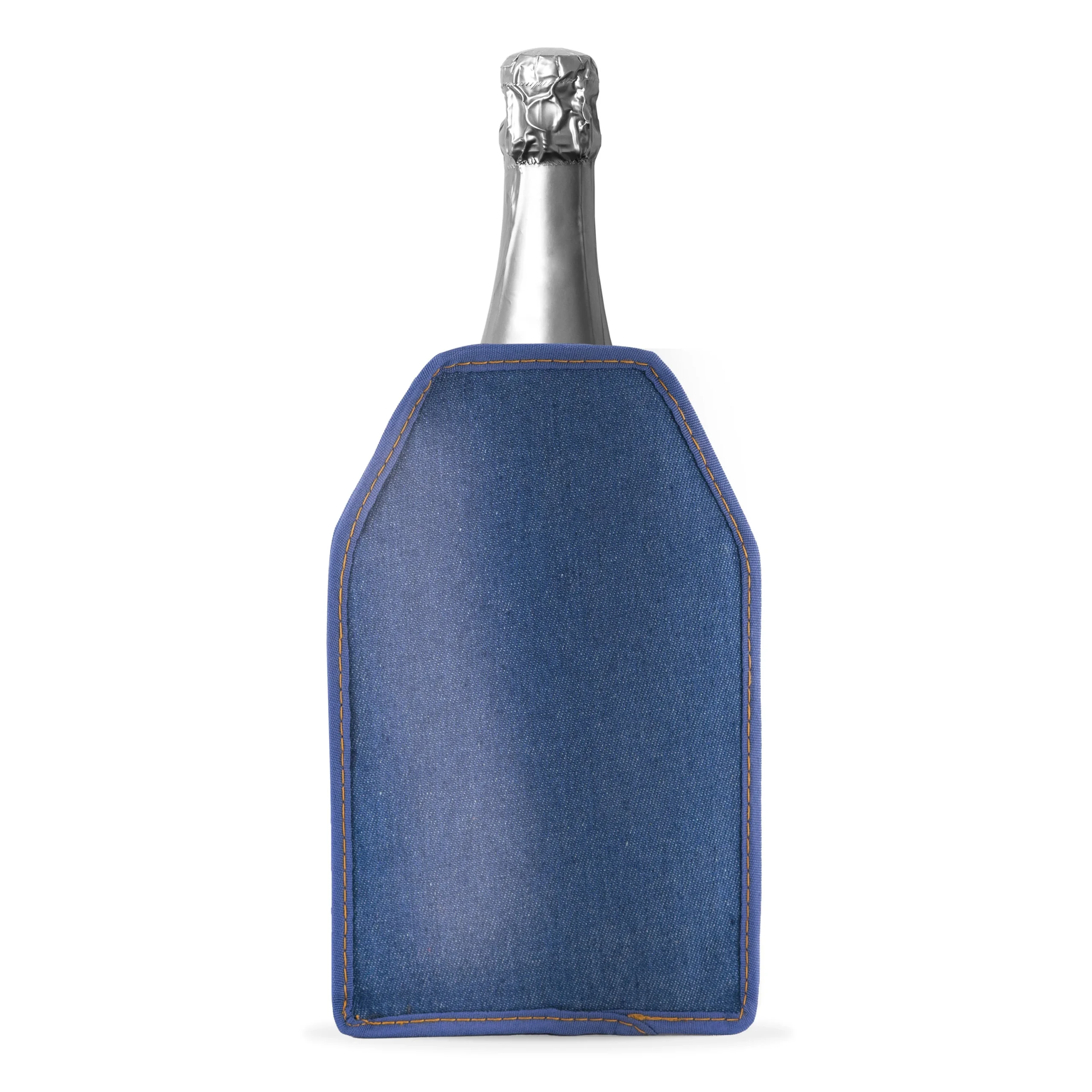 WD LifeStyle Glacette Morbida 15,5 x 22,5 x 2 Cm Rivestita in Blu Jeans