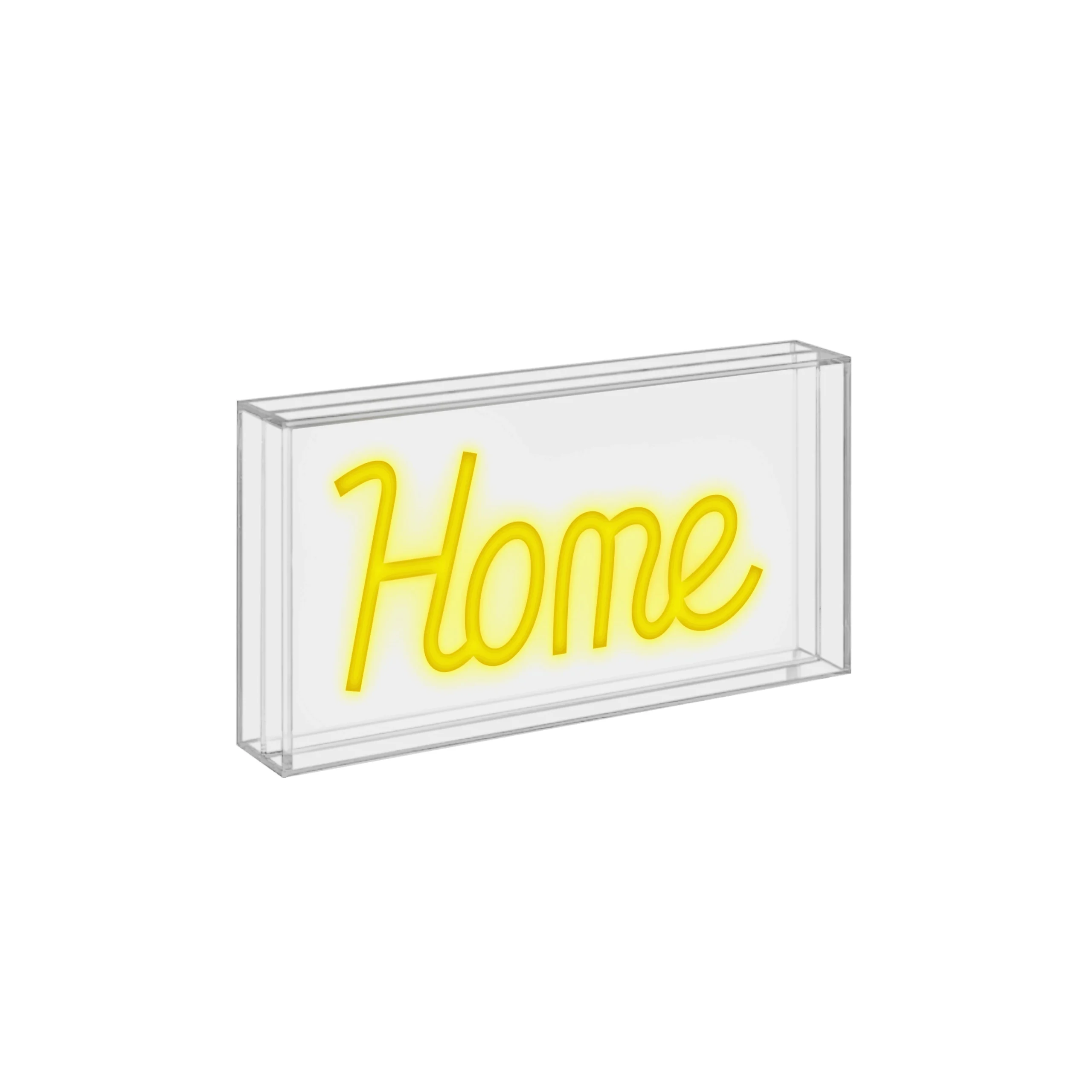 WD LifeStyle Insegna Neon con Cornice in Plexiglass 23 x 13 Cm Decoro Home