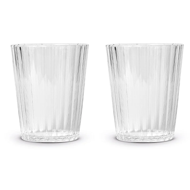 WD LifeStyle Set 2 Bicchieri in Acrilico 370 Ml Trasparente