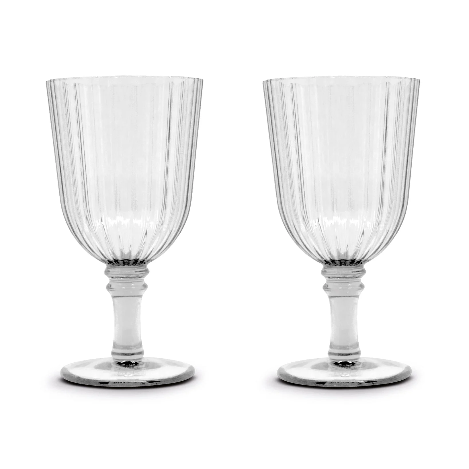 WD LifeStyle Set 2 Calici in Acrilico 460 Ml Trasparente