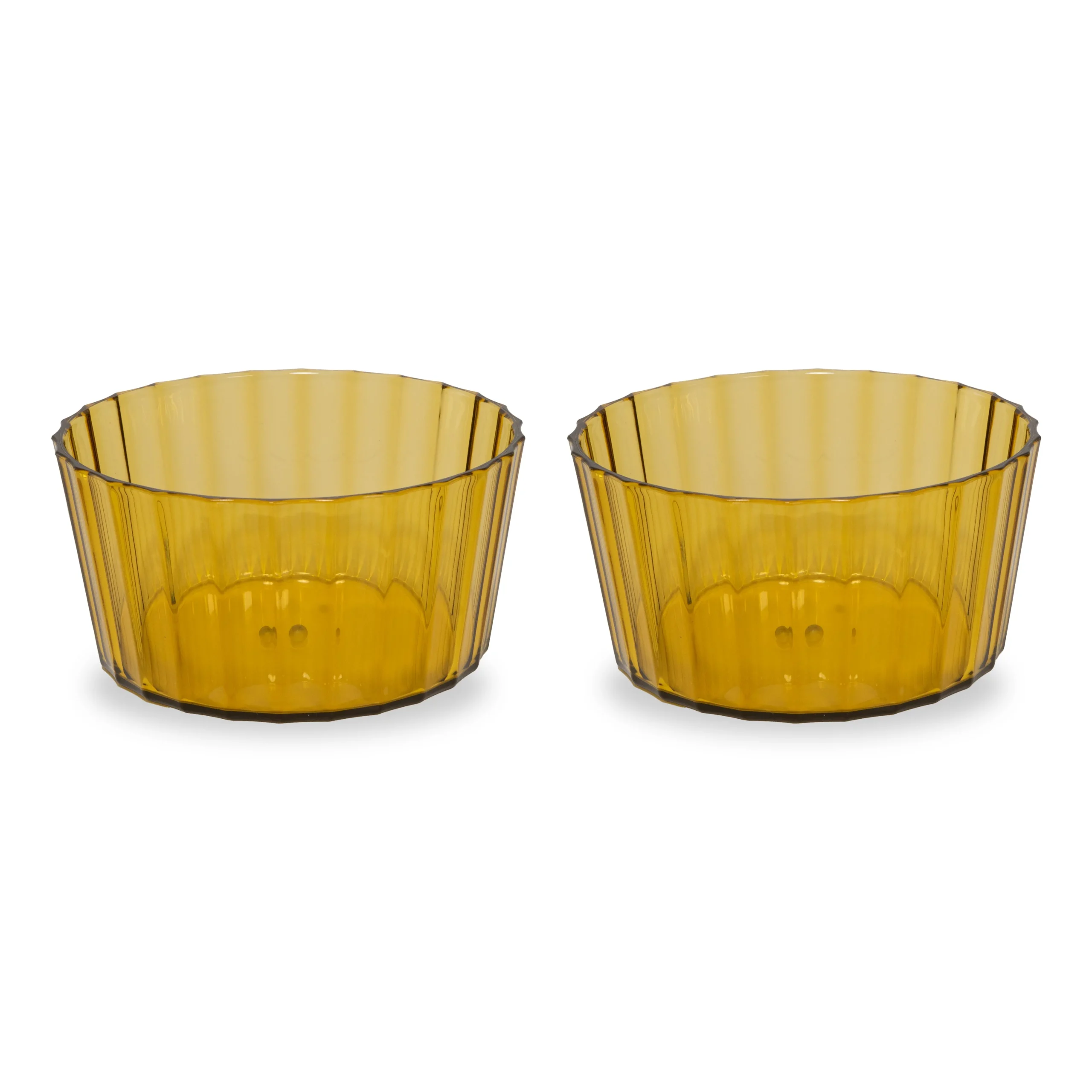 WD LifeStyle Set 2 Coppette in Acrilico 490 Ml Ambra