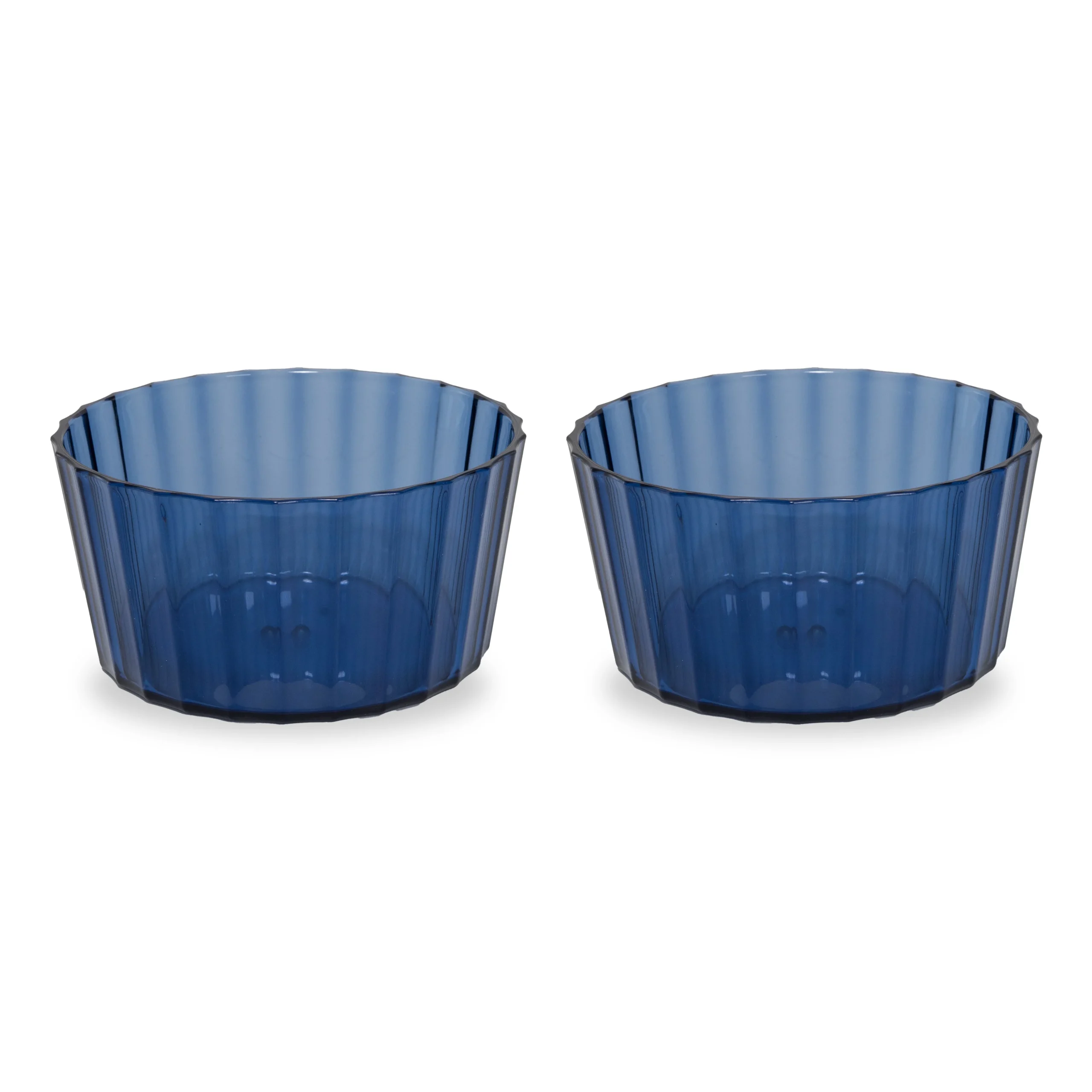 WD LifeStyle Set 2 Coppette in Acrilico 490 Ml Blu