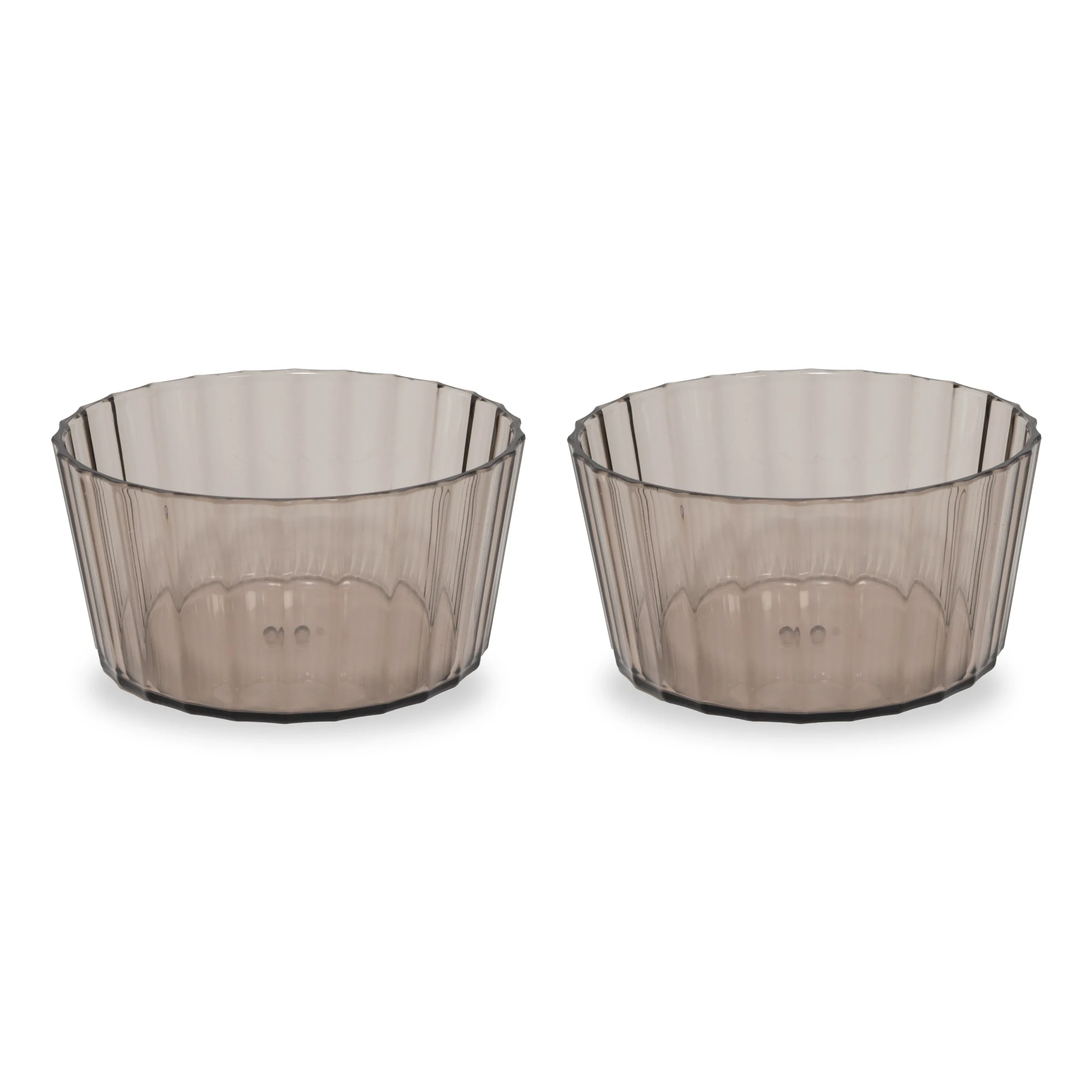 WD LifeStyle Set 2 Coppette in Acrilico 490 Ml Marrone