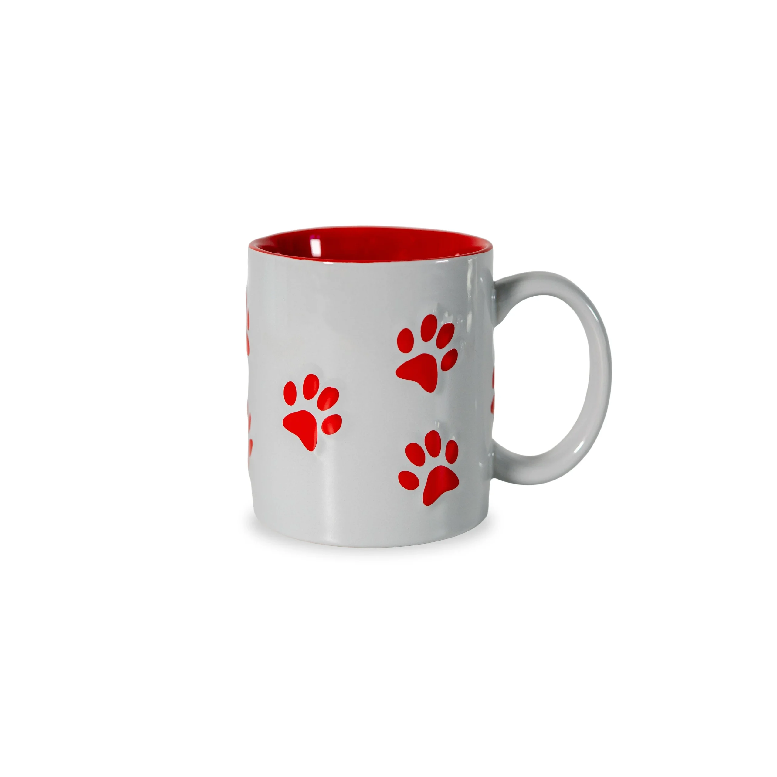 WD LifeStyle Tazza in Stoneware Decoro Zampa Rossa