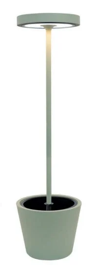 Zafferano Lampada Poldina Reverso L Piantana D 43,5 Cm H 156 Cm con Telecomando  Salvia