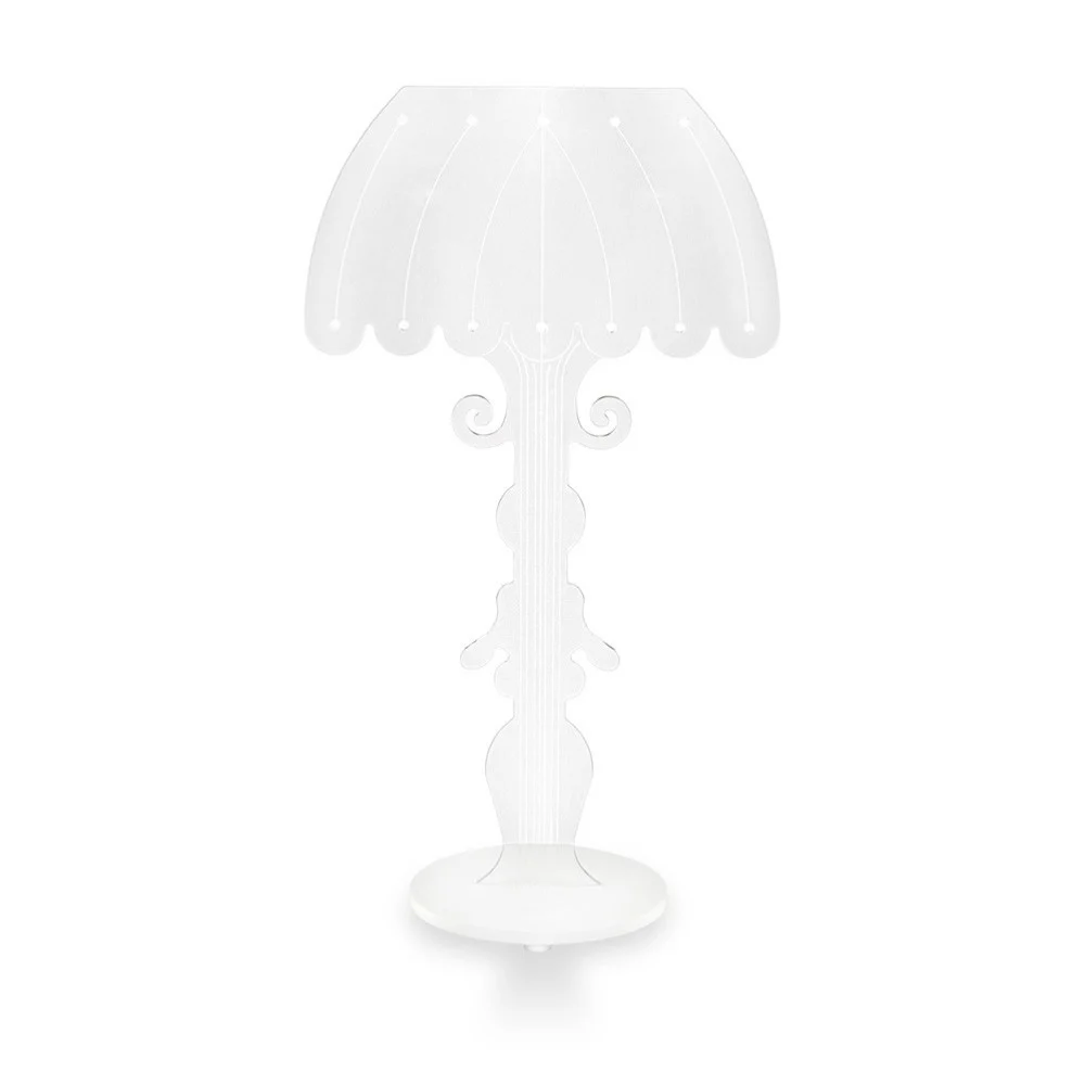 Iplex Design Madame lampada da tavolo in plexiglass