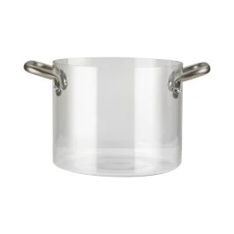 THE GLASS POT PENTOLA IN VETRO CM 24 TRA