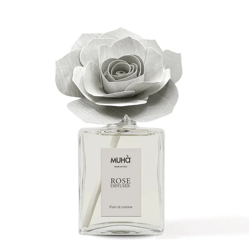 Muhà Profumatore Diffusore Rose Fiori di Cotone 200 Ml