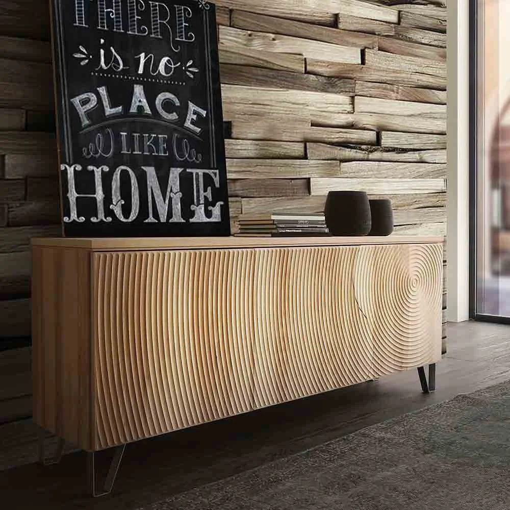 Madia Optical in legno listellare Made in Italy - La Seggiola