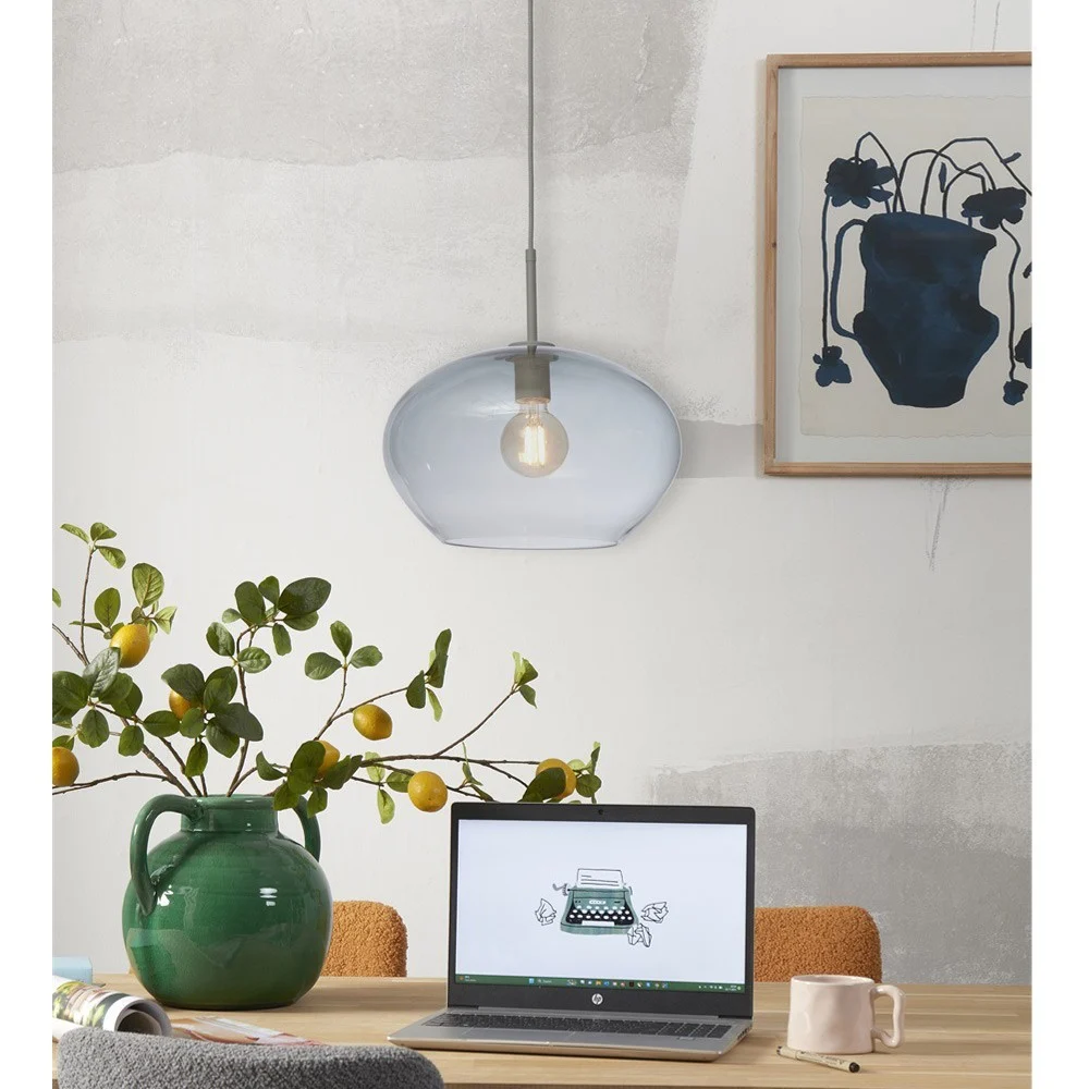 Lampada a sospensione Bologna - grigio