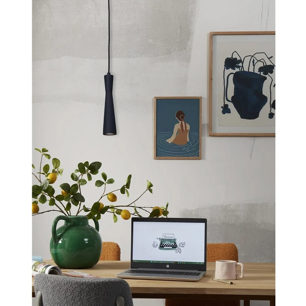 Lampada a sospensione Bordeaux GU10 - nero