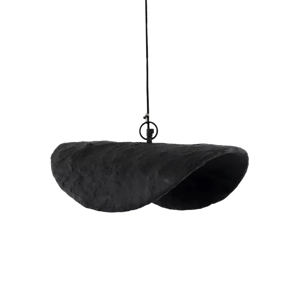 Lampada a sospensione Eivissa L 45 x L 30 x H 14 cm - nero