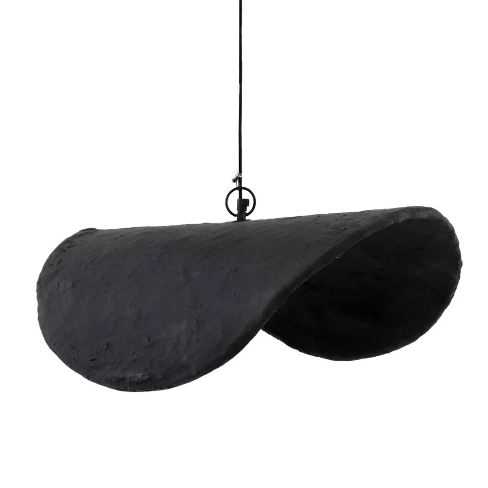 Lampada a sospensione Eivissa L 58 x L 43 x H 18 cm - nero