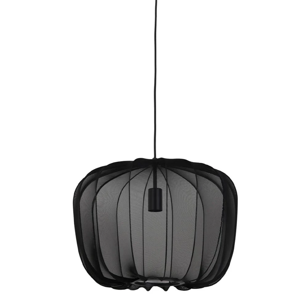 Lampada a sospensione Ø50x37,5 cm PLUMERIA nero