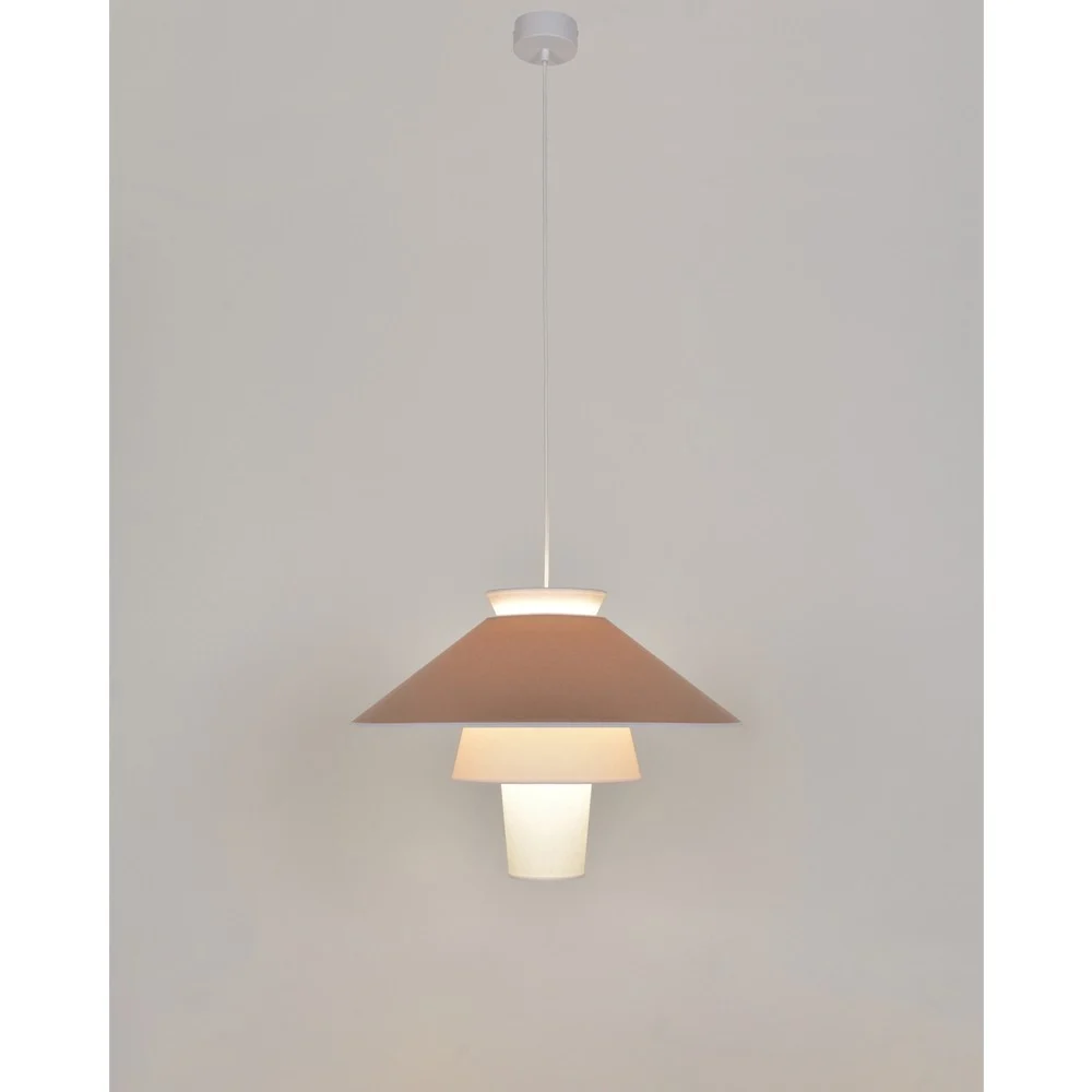 Lampada a sospensione Ruche L - Marshmallow