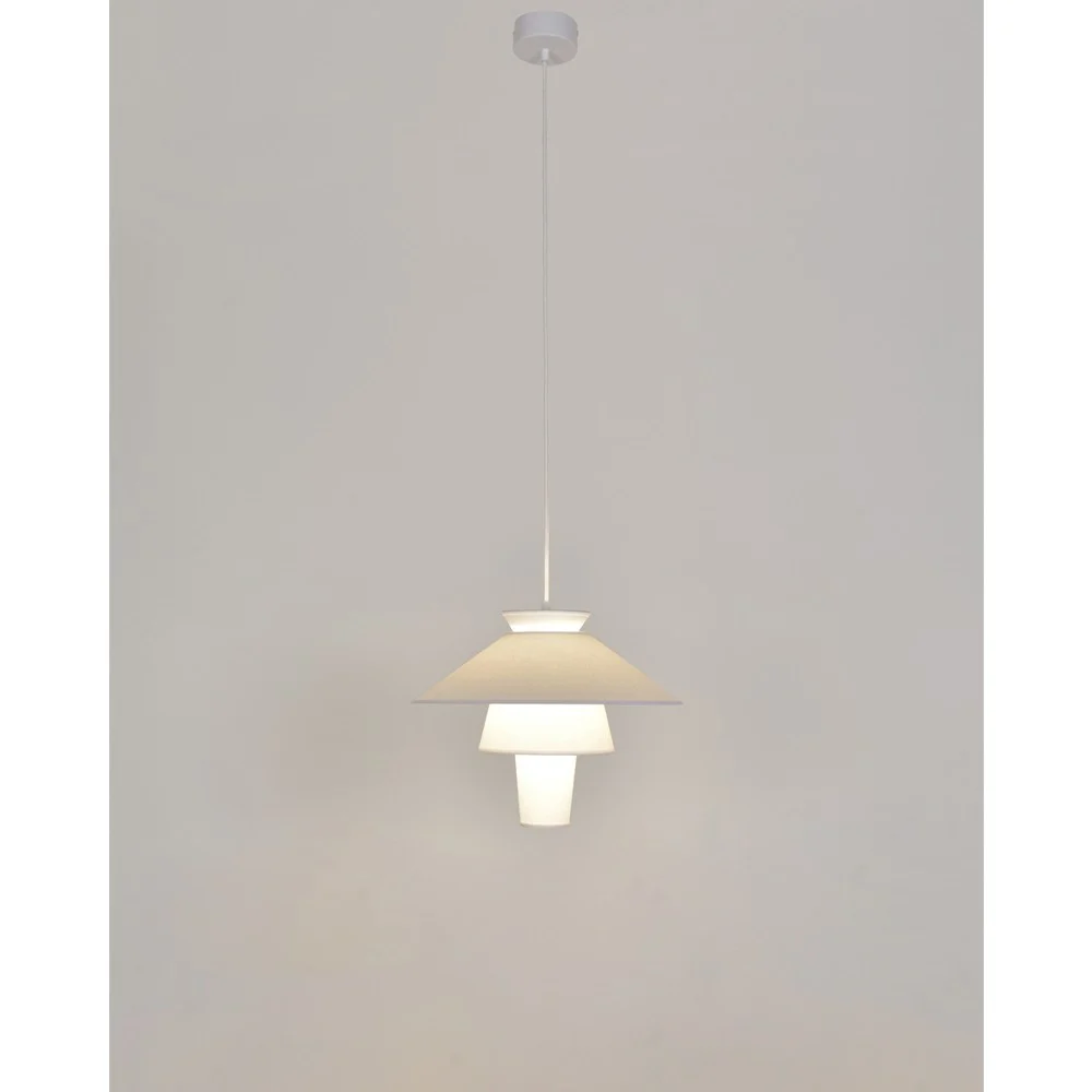 Lampada a sospensione Ruche S - Bianco