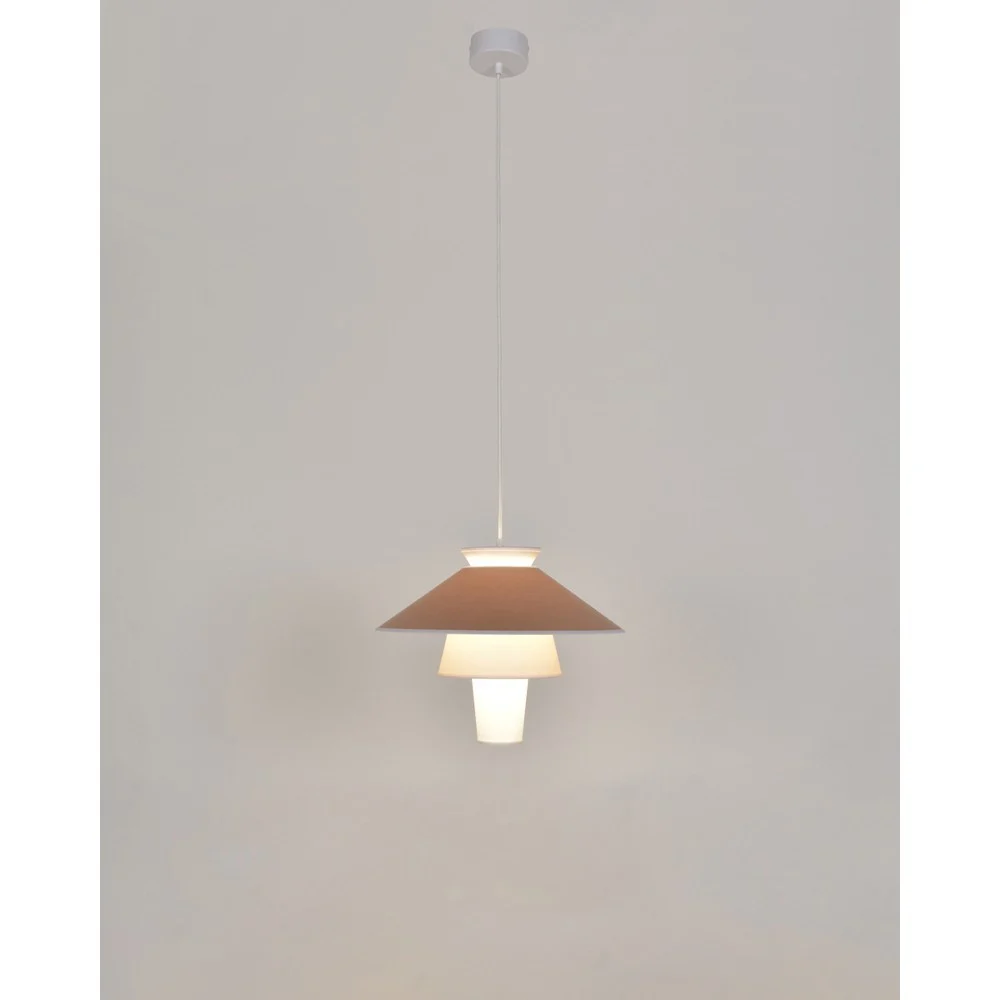 Lampada a sospensione Ruche S - Marshmallow