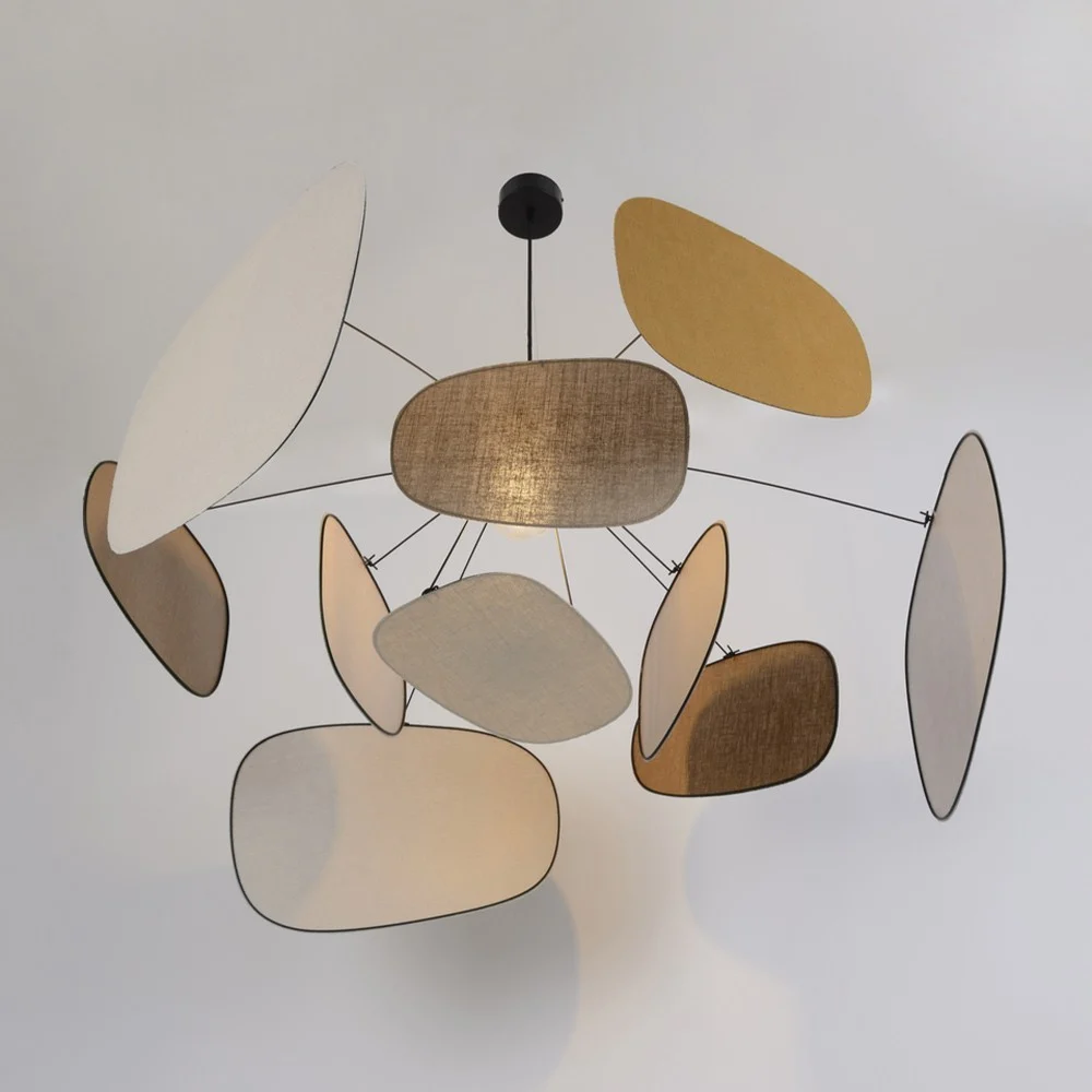 Lampada a sospensione XL Screen 70's