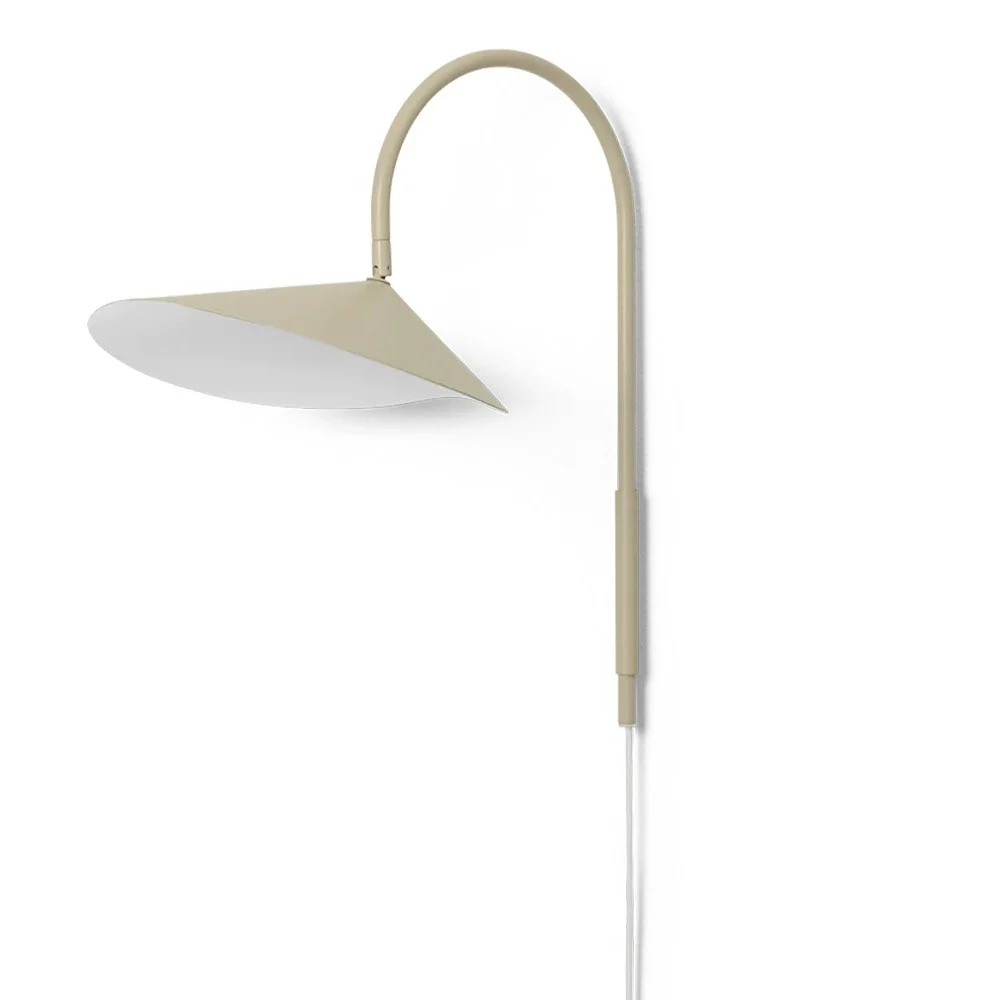 Lampada da parete orientabile Arum - Cachemire