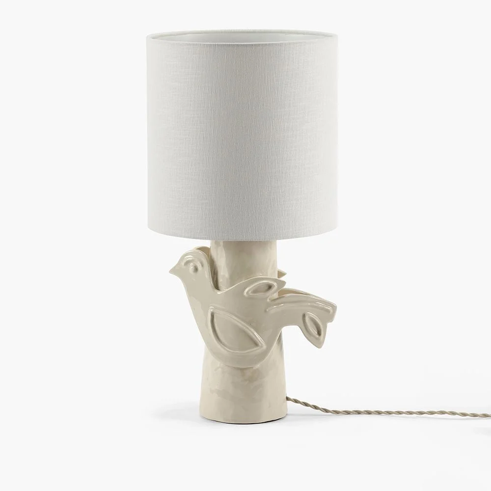 Lampada da tavolo bianca - Paloma bianca